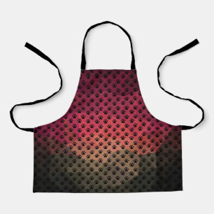 Hundepuppe, Tierfüsse, Druck auf Katzen als Hausti Schürze