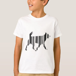 HUNDER BAR CODE Canine Barcode-Musterdesign T-Shirt