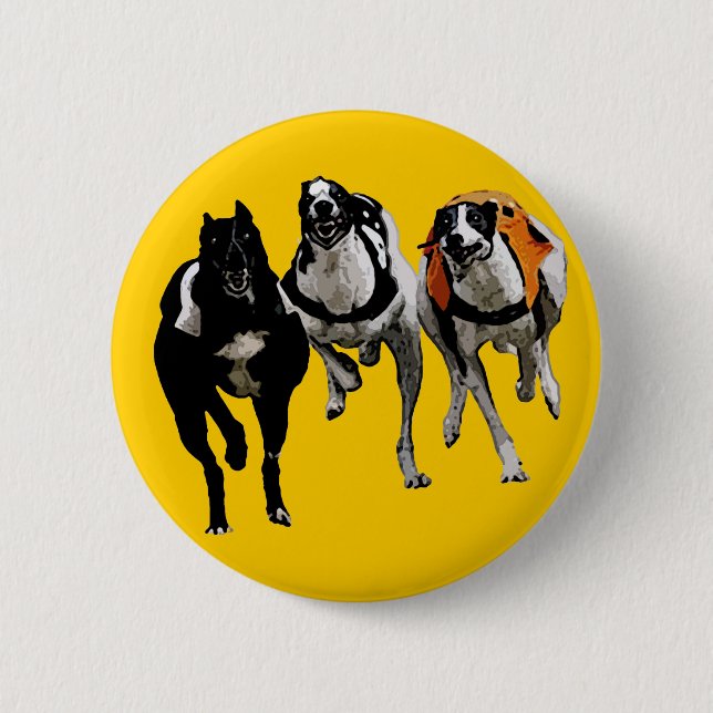 HUNDErennen-WINDHUND Button (Vorderseite)