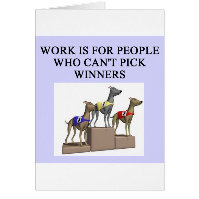 Hunderennensprichwort (Vorne)