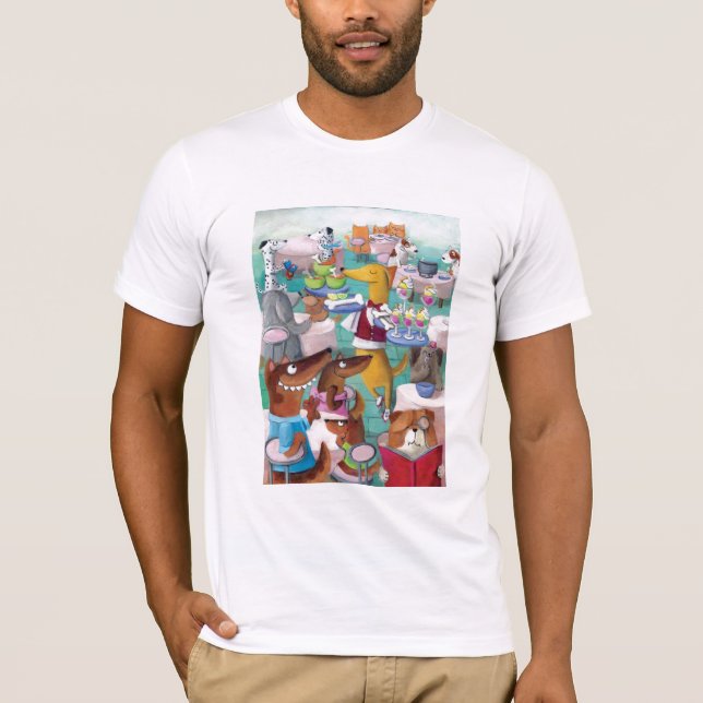 Hunderestaurant T-Shirt (Vorderseite)