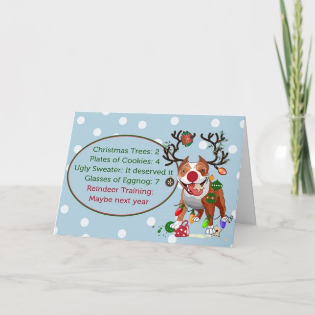 Hunderettungskarte Feiertagskarte (Vorderseite)