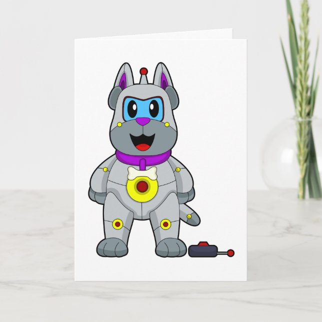 Hunderoboter Karte (Vorderseite)