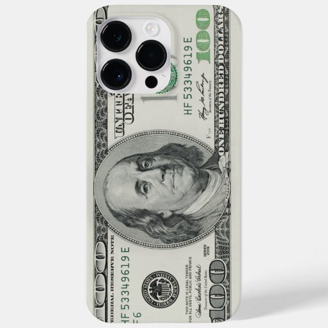 Hundert Dollar Bill Case-Mate iPhone Hülle (Rückseite)