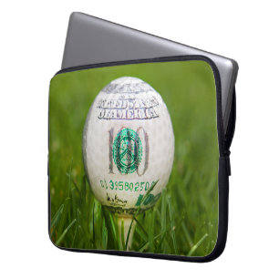 Hundert Dollar Golf Ball Laptopschutzhülle