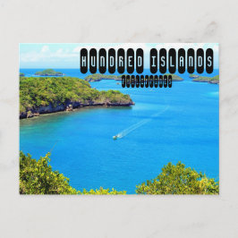 Hundert Inseln auf den Philippinen Postkarte