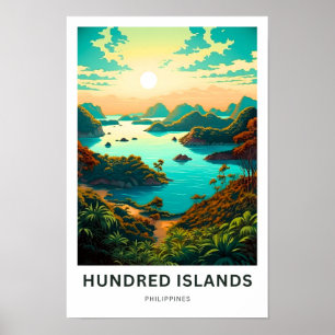 Hundert Inseln Philippinen Reisen Print Poster