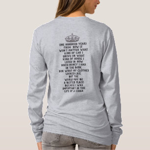 Hundert Jahre von heute — T - Shirt