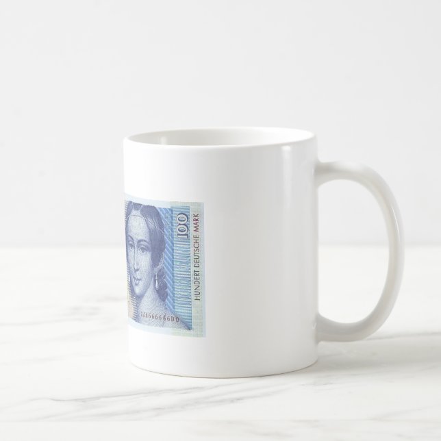 Hundert Mark Kaffeetasse (Rechts)