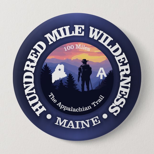 Hunderte Mile Wilderness (rd2) Button (Vorderseite)