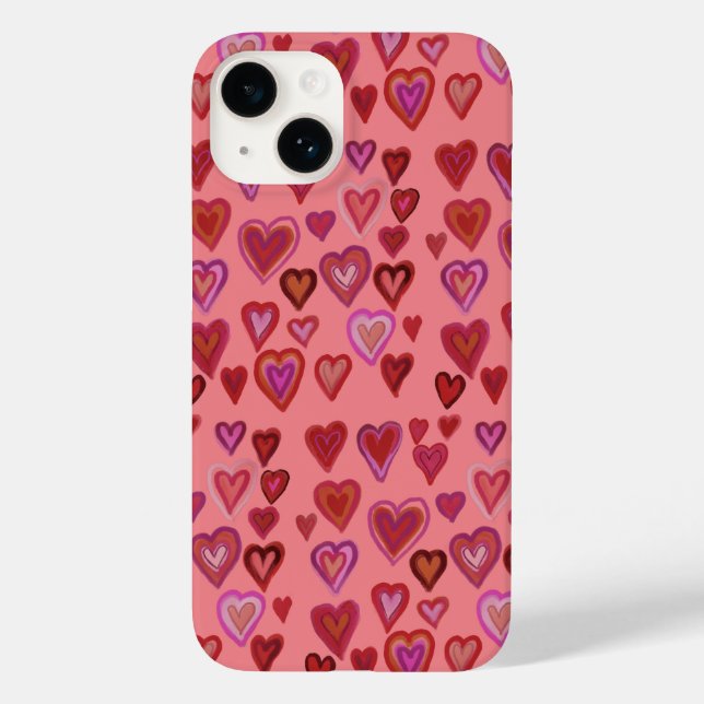 Hundertherzen Case-Mate iPhone Hülle (Rückseite)