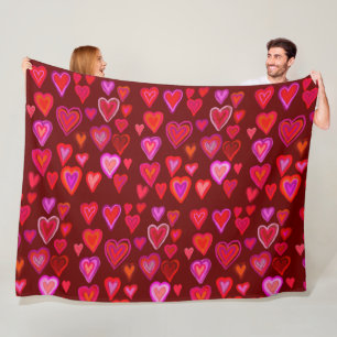 Hundertherzen Fleece Blanket