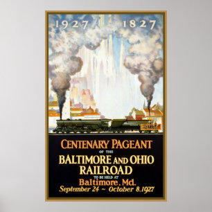 Hundertjähriger Festzug Baltimore und Poster