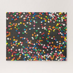 Hunderttausende von Schwarzen Streuung Puzzle