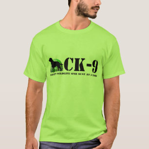 Hundes-Gang der Erhaltungs-CK-9 T-Shirt