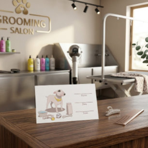 Hundesalon Termin Karte anpassbar