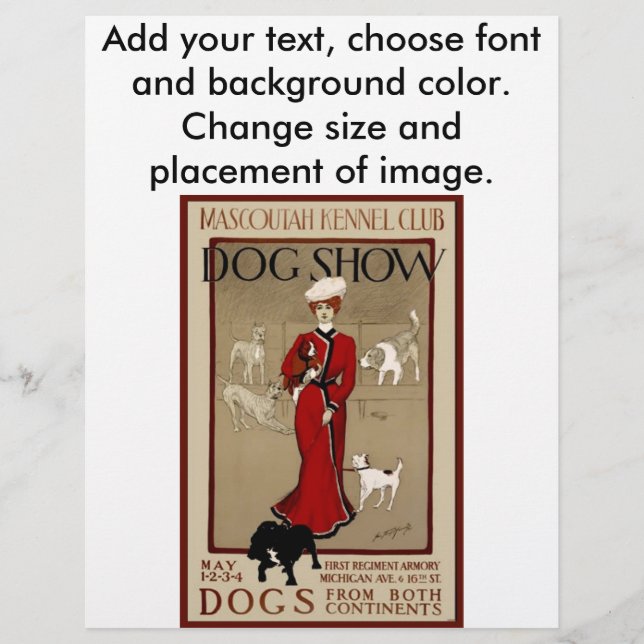 Hundeschau Flyer (Vorne)