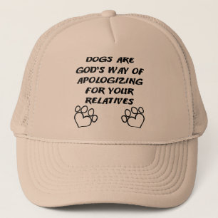 Hundeschenk von Gott Funny Ball Cap Hat Truckerkappe