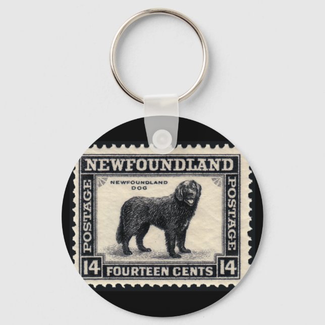 Hundeschenke für Neufundland Schlüsselanhänger (Vorderseite)