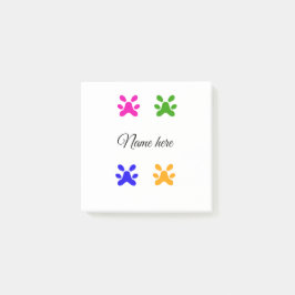 Hundeschlitten farbiges Haustier fügen Sie den Tex Post-it Klebezettel