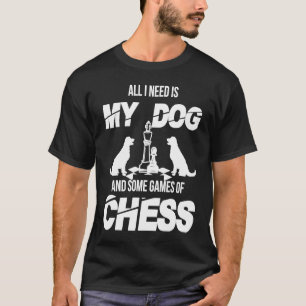 Hundeschlitten und Schachspieler 1 T-Shirt