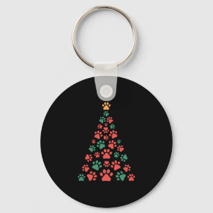 Hundeschlitten Weihnachtsbaum für Hundefreunde Schlüsselanhänger