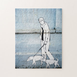 Hundeschlittengraffiti auf verzweiimirova Straße, Puzzle