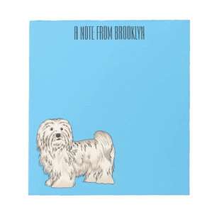 Hundeschmuck-Cartoon Notizblock