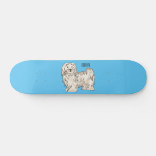 Hundeschmuck-Cartoon Skateboard