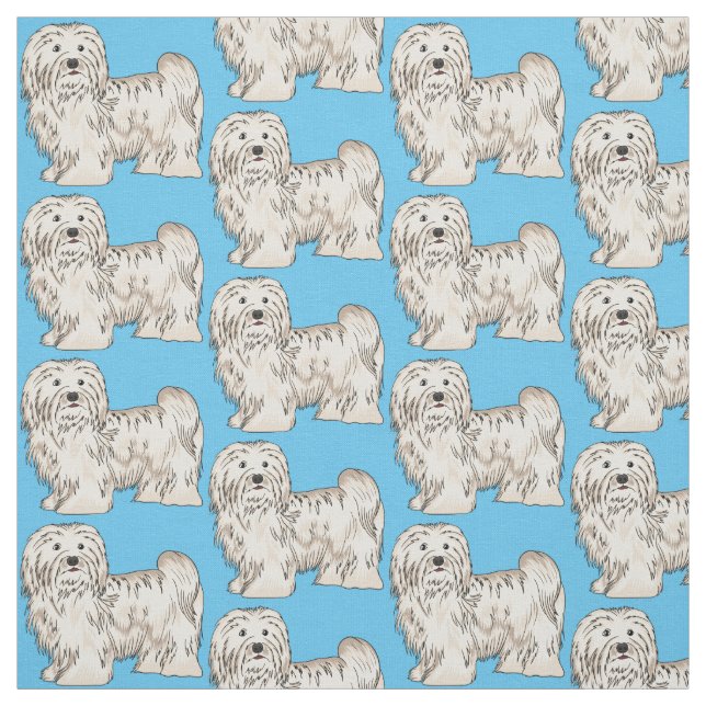 Hundeschmuck-Cartoon Stoff (Muster)