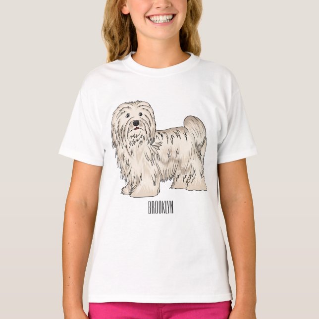 Hundeschmuck-Cartoon T-Shirt (Vorderseite)