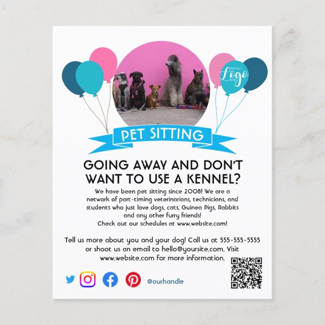 Hundeschuhling Haustier Pflegedienst Flyer (Vorne)