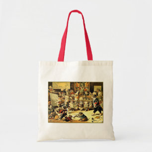 Hundeschule durch Louis Wain Tragetasche