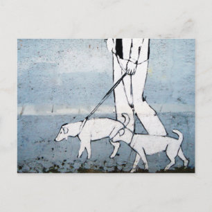 Hundeschwalker Postkarte