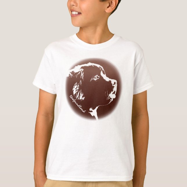 Hundeshirt von Neufundland, Dog Lover T - Shirt (Vorderseite)