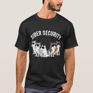 Hundesibirischer Husky Siber Sicherheit T-Shirt