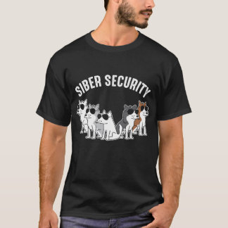 Hundesibirischer Husky Siber Sicherheit T-Shirt