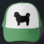 HundeSilhouette Shih Tzu Truckerkappe<br><div class="desc"></div>