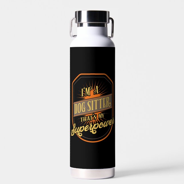 Hundesitter Hundetagesmutter Trinkflasche (Vorne)