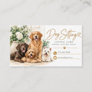 Hundesitting visitenkarte