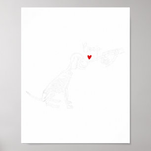 Hundeskelett Boop Hund Lustiger Halloween Mädchen  Poster