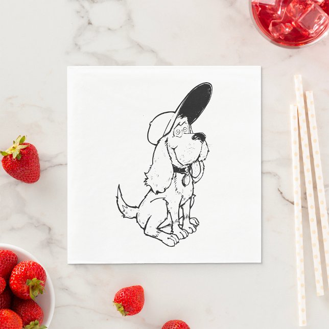 Hundeskizze Serviette (Von Creator hochgeladen)