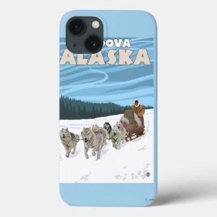 HundeSledding Szene - Cordova, Alaska Case-Mate iPhone Hülle