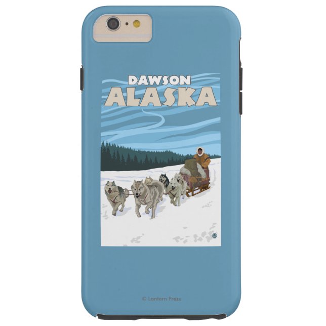HundeSledding Szene - Dawson, Alaska Case-Mate iPhone Hülle (Rückseite)