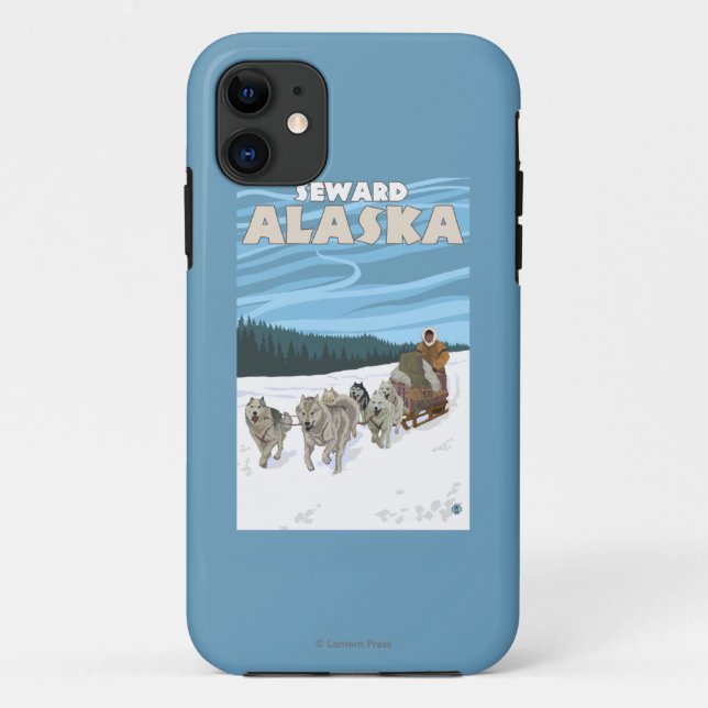 HundeSledding Szene - Seward, Alaska Case-Mate iPhone Hülle (Rückseite)