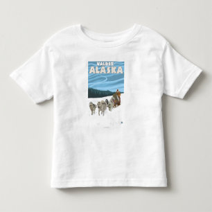 HundeSledding Szene - Valdez, Alaska Kleinkind T-shirt