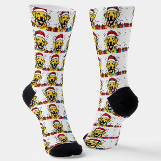 Hundesocken mit Weihnachtshüten Socken