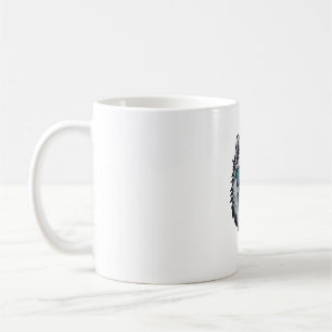 Hundesonnenbrille Berg Sonnenuntergang Reflexion Kaffeetasse