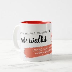 Hundesport Geschenk für Kunden Zweifarbige Tasse