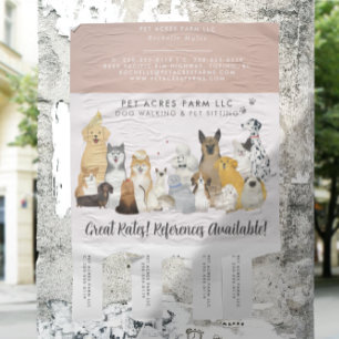 Hundesport Promenaden-Service Wasserfarben-Geschäf Flyer